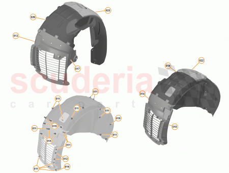 Photo of NVH Wheel Arch Liner Front Rear LH…