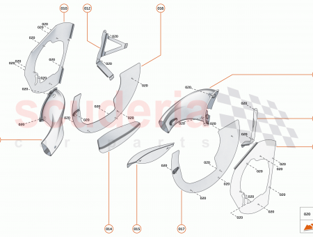 Photo of ASSY TURNING VANE FBD LH…