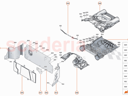 Photo of HEATSHIELD UPR FR MUFFLER…