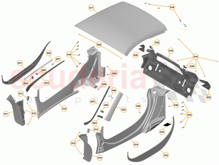 Photo of Roof Assy 675LT…