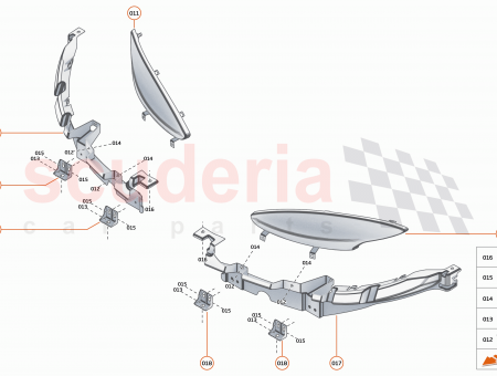 Photo of REAR GRILLE RH…
