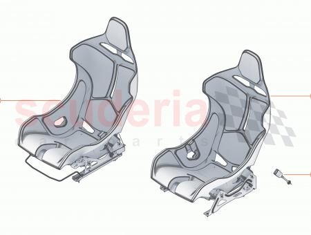 Photo of ASSY RACE SEAT RHD PASSENGER FIXED…