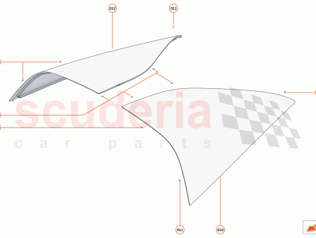 Photo of ASSY GLASS QTR LH…