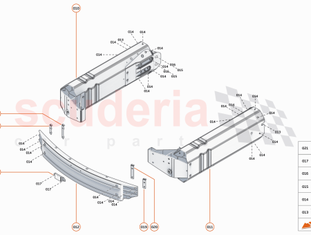 Photo of ASSY FRONT CRASH STRUCTURE RH…
