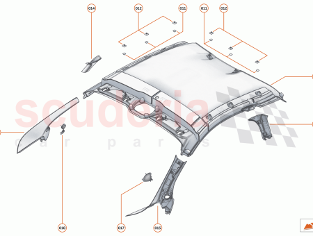 Photo of ASSY A PILLAR SPRK GRILL LH…