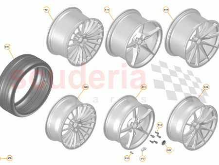 Photo of WHEEL 5 SPOKE 19x11 RIGHT REAR…