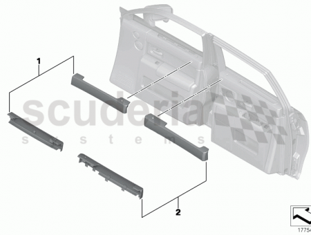 Photo of Kit cappings front door wood 51 41…