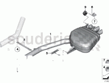 Photo of REAR SILENCER BRACKET rear 18 30…