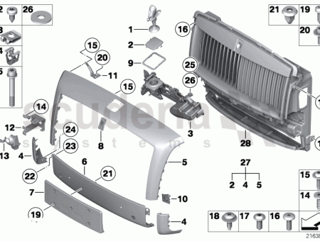 51 13 7211963 Rolls Royce Ghost Series I (2009-2014) Frame