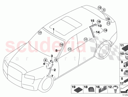 Photo of seal rear right side window…