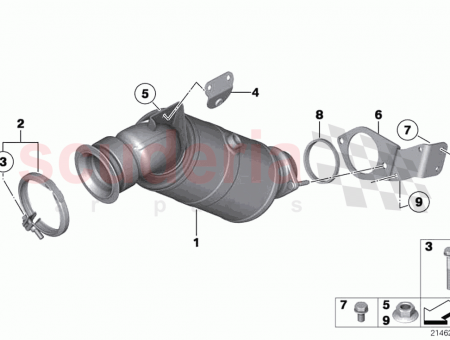 Photo of Bracket catalyzer…