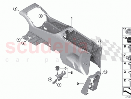 Photo of Bracket centre console…