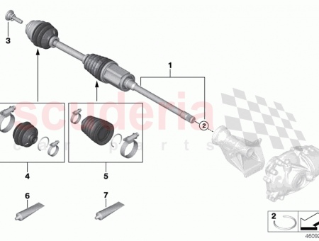 Photo of Output shaft front right…