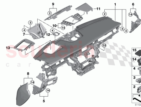 Photo of Support side cover passenger s side…
