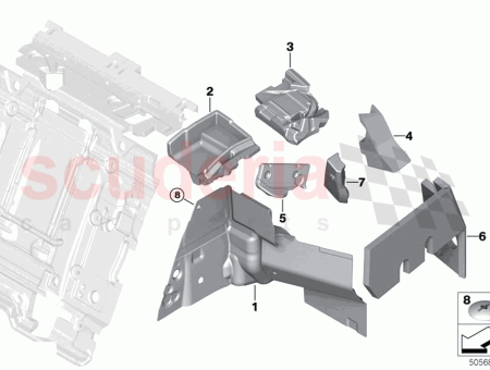 Photo of Sound ins wheel arch luggage comp left…