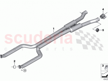 Photo of Centre silencer with tubes…