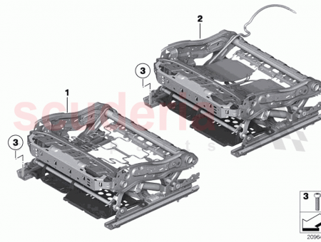 Photo of Seat frame electr left…