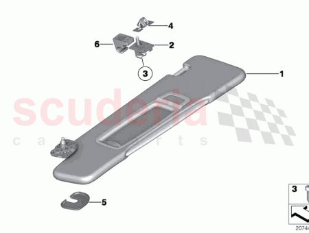 Photo of Sun visor cloth right…