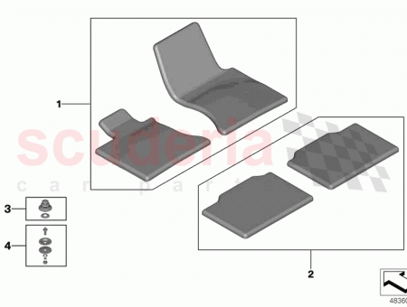 Photo of Set floor mats front…