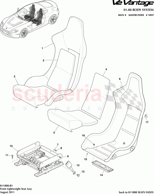 Part Diagram for Aston Martin AD2360136ACW