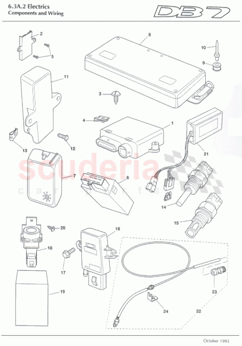 Part Diagram for Aston Martin 37-81923