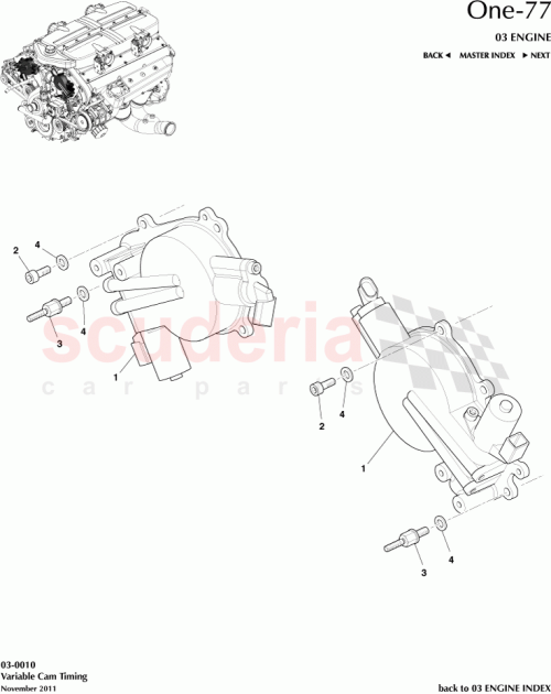 Part Diagram for Aston Martin AY93-07-10041