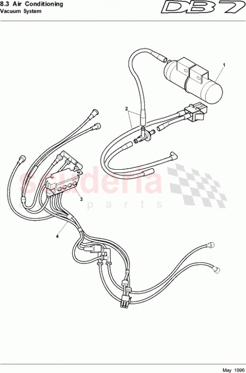 Part Diagram for Aston Martin 89-84152