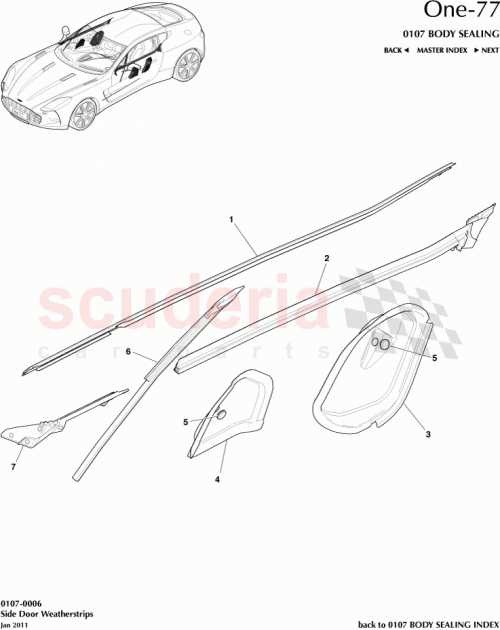 Part Diagram for Aston Martin 12023-10-1008-AE