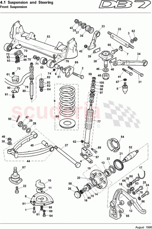 Part Diagram for Aston Martin 23-80901