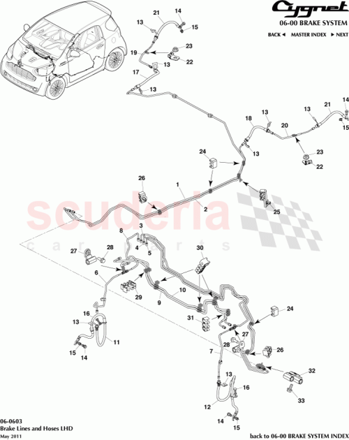 Part Diagram for Aston Martin 47317-74010