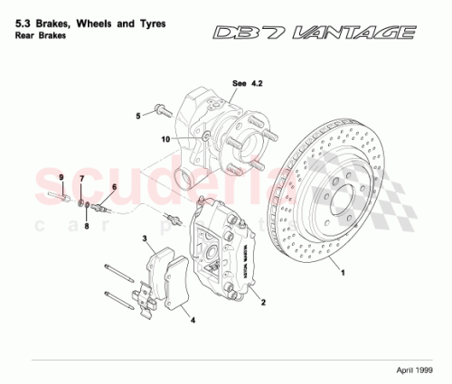 Part Diagram for Aston Martin 28-85455