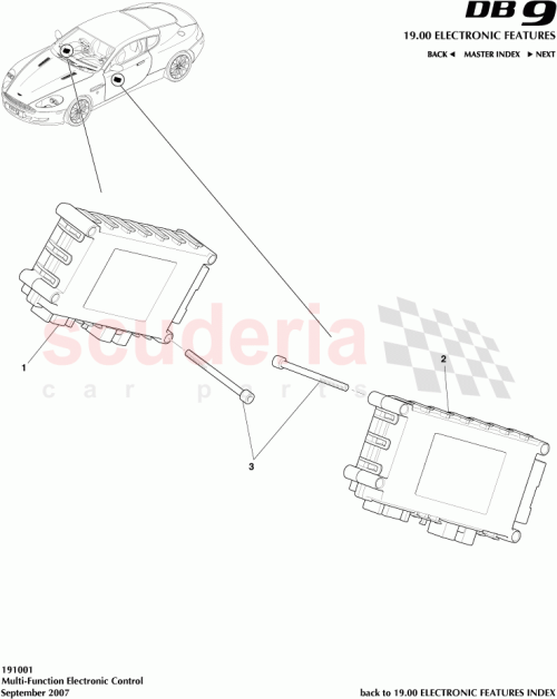 Part Diagram for Aston Martin 7G43-13C791-BB