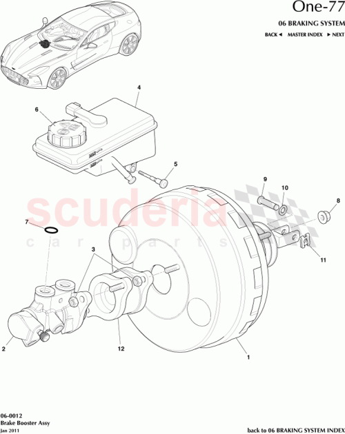 Part Diagram for Aston Martin 12023-11-0013-AA