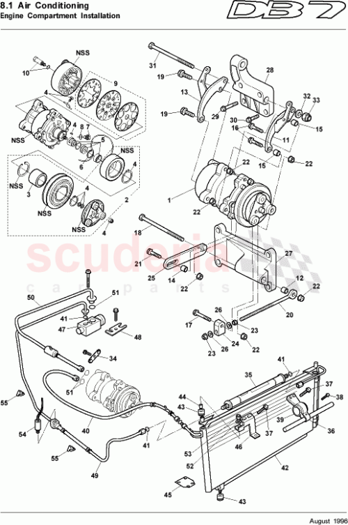 Part Diagram for Aston Martin 29-81291