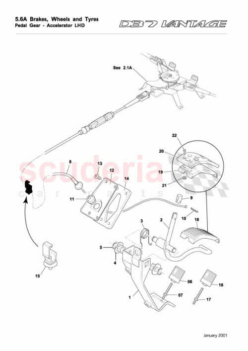 Part Diagram for Aston Martin 37-81286