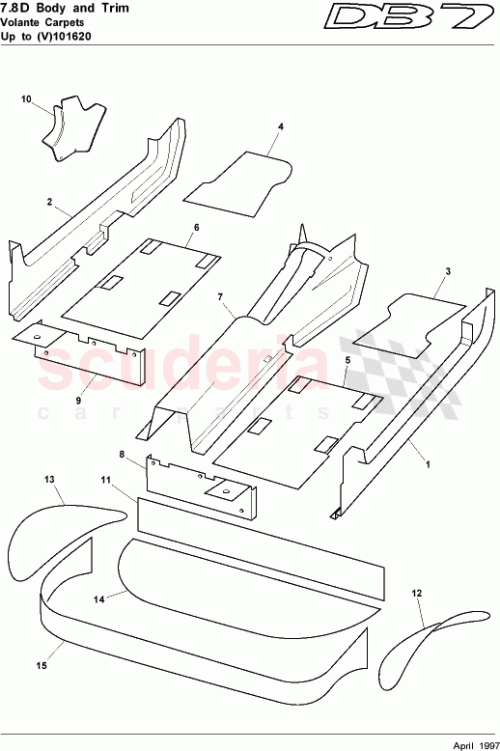 Part Diagram for Aston Martin 8383819/XXX