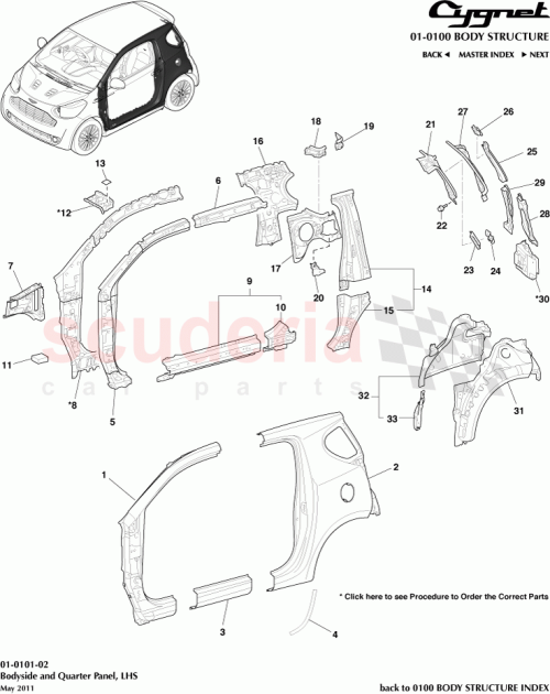Part Diagram for Aston Martin 58742-74010