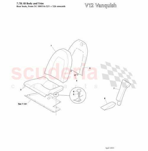 Part Diagram for Aston Martin 1R12745323ABW