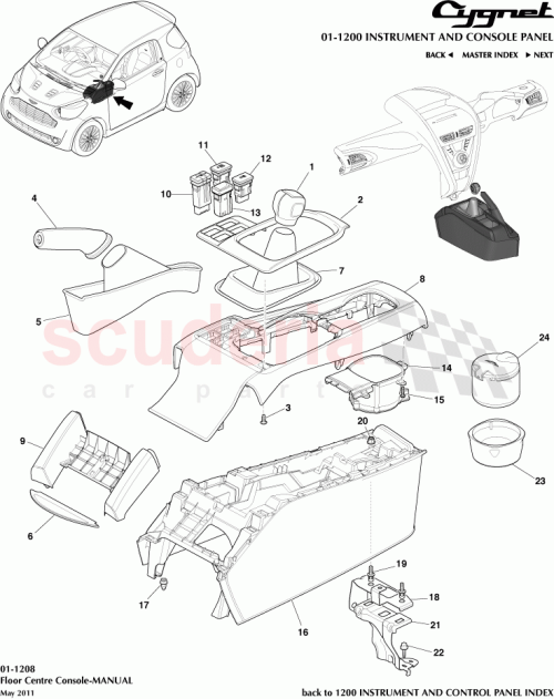 Part Diagram for Aston Martin AY2Y-519K20-ABW
