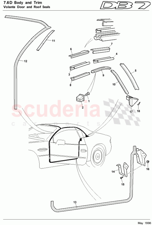 Part Diagram for Aston Martin 77-83989
