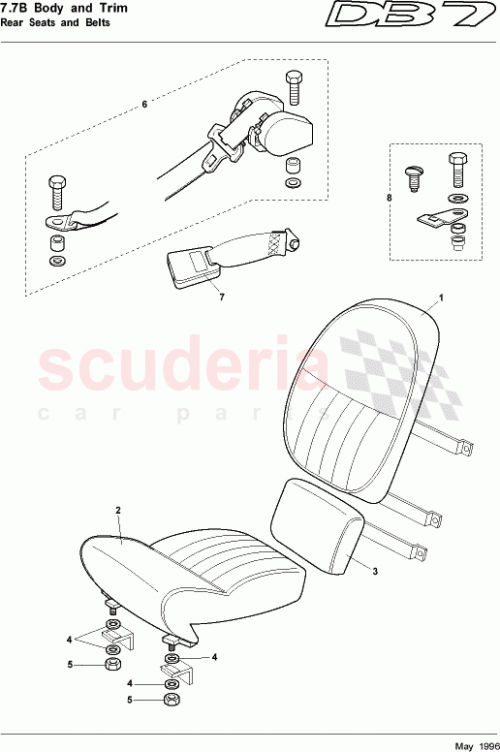 Part Diagram for Aston Martin 80-84914