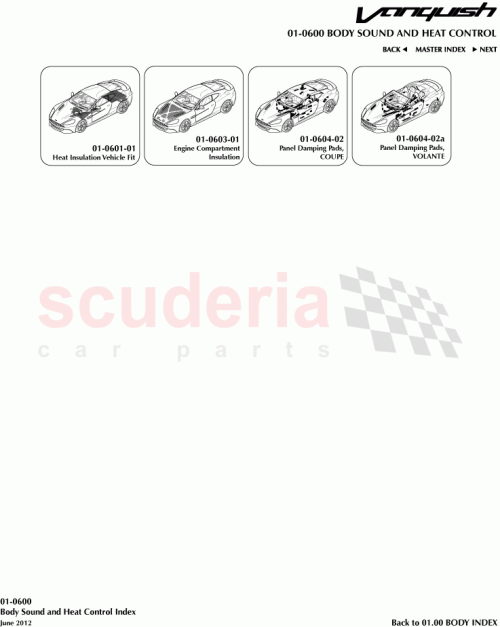 Part Diagram for Aston Martin CD33-11398-BA