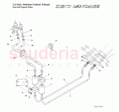 Part Diagram for Aston Martin 34-121063-AA