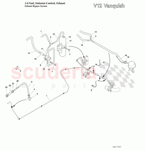 Part Diagram for Aston Martin 1R12353808AA