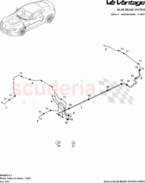 Part Diagram for Aston Martin 6G33-2268-CB