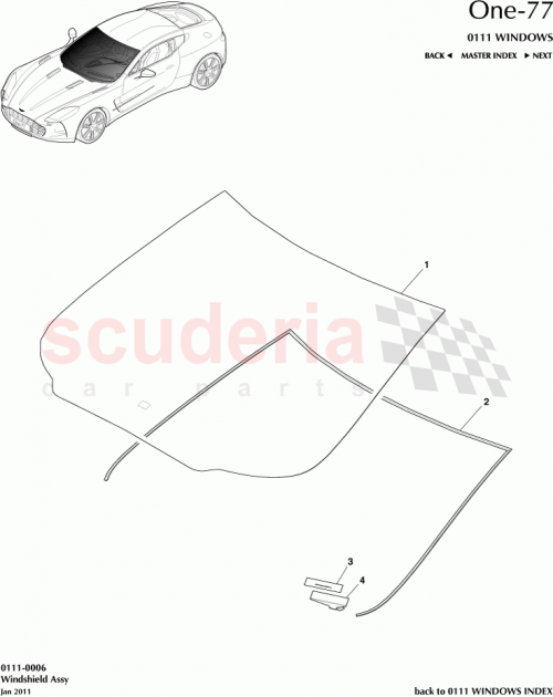 Part Diagram for Aston Martin 12023-03-7356-AA