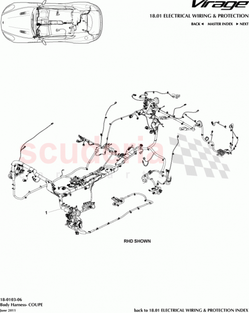 Part Diagram for Aston Martin CG4314A005AD