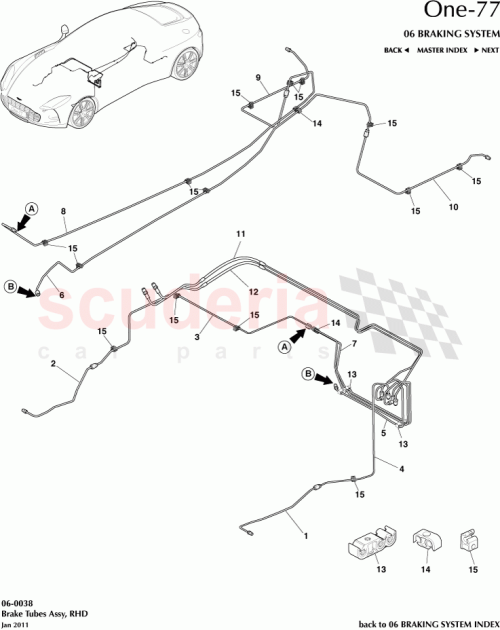 Part Diagram for Aston Martin 12023-03-7056-AA