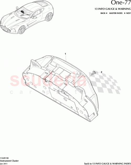 Part Diagram for Aston Martin AY93-10849-BA