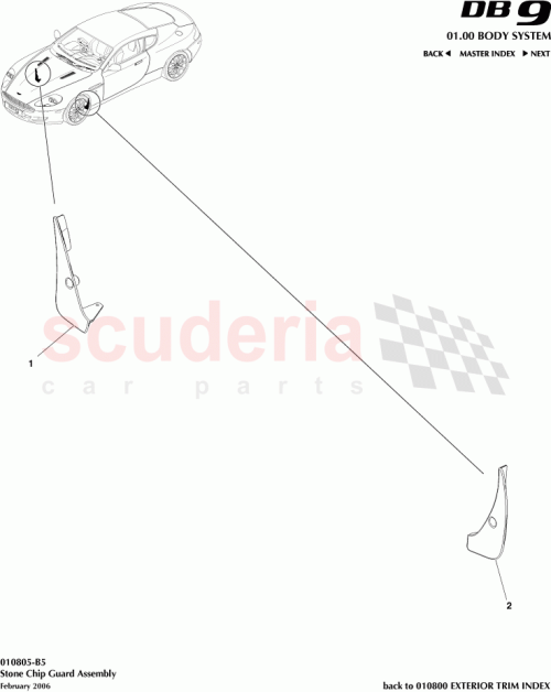 Part Diagram for Aston Martin 6G43-16L588-AA